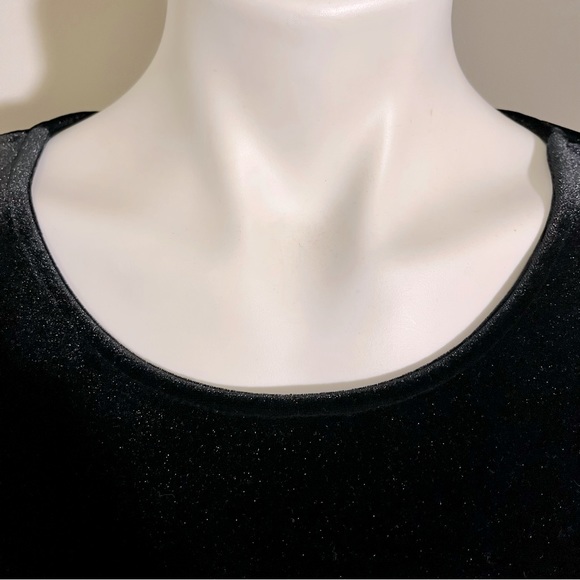 GAP Long Sleeve Black Velvet Dress - Picture 4 of 9